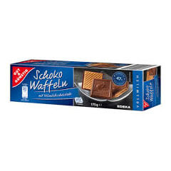 Gut and Gunstig Milk Chocolate Wafer Biscuits (CASE OF 12 x 175g)