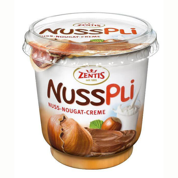 Zentis Hazelnut Nougat Spread HEAT SENSITIVE ITEM. PLEASE ADD ITEM 122942 TO THE ORDER TO TRY TO PROTECT CHOCOLATES FROM HEAT DAMAGE (CASE OF 6 x 400g)