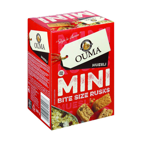 Nola Ouma Rusks Muesli Mini Bites Chunky (CASE OF 12 x 200g)