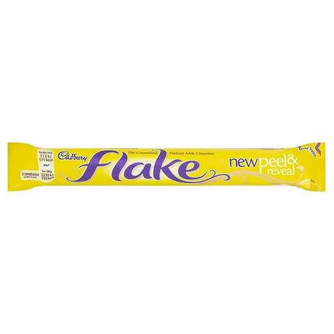 Cadbury Flake (UK)  HEAT SENSITIVE ITEM. PLEASE ADD ITEM 122942 TO THE ORDER TO TRY TO PROTECT CHOCOLATES FROM HEAT DAMAGE. (CASE OF 48 x 32g)