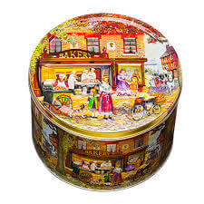 Jacobsens Bakery Shop Danish Biscuit Tin (CASE OF 6 x 1kg)