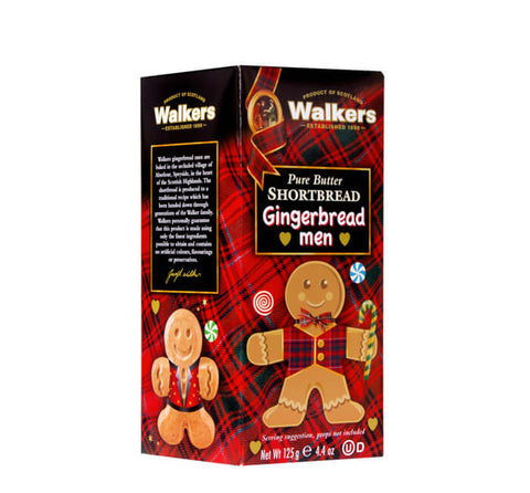 Walkers Shortbread Gingerbread Men (CASE OF 12 x 125g)