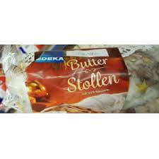 Edeka Butter Stollen Medium (CASE OF 10 x 500g)