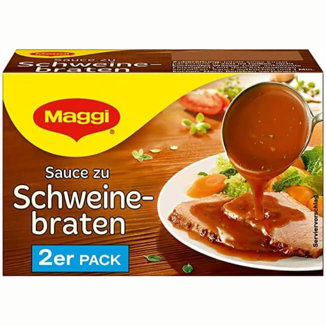 Maggi Gravy for Pork (Item includes 2 Packs) (CASE OF 18 x 80g)