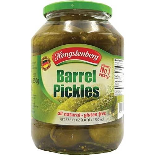 Hengstenberg Barrel Pickles (CASE OF 6 x 57.5oz)