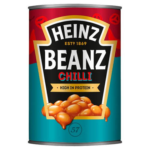 Heinz Baked Beans - Chilli (CASE OF 12 x 390g)