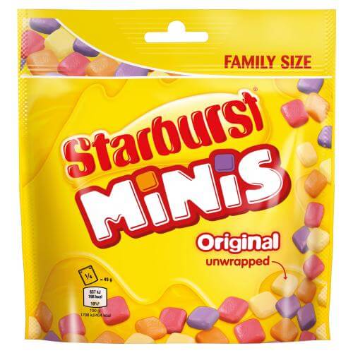 Mars Starburst Minis Original Flavors (CASE OF 16 x 137g)
