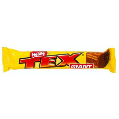 Nestle Tex Bar Giant (Kosher)  HEAT SENSITIVE ITEM. PLEASE ADD ITEM 122942 TO THE ORDER TO TRY TO PROTECT CHOCOLATES FROM HEAT DAMAGE. (CASE OF 24 x 58g)