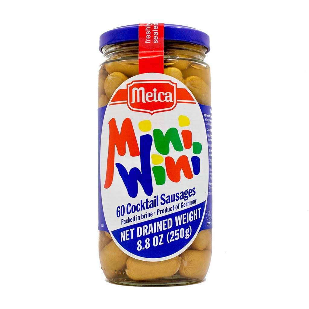 Meica Mini Wini Cocktail Sausages in Brine (CASE OF 12 x 250g)