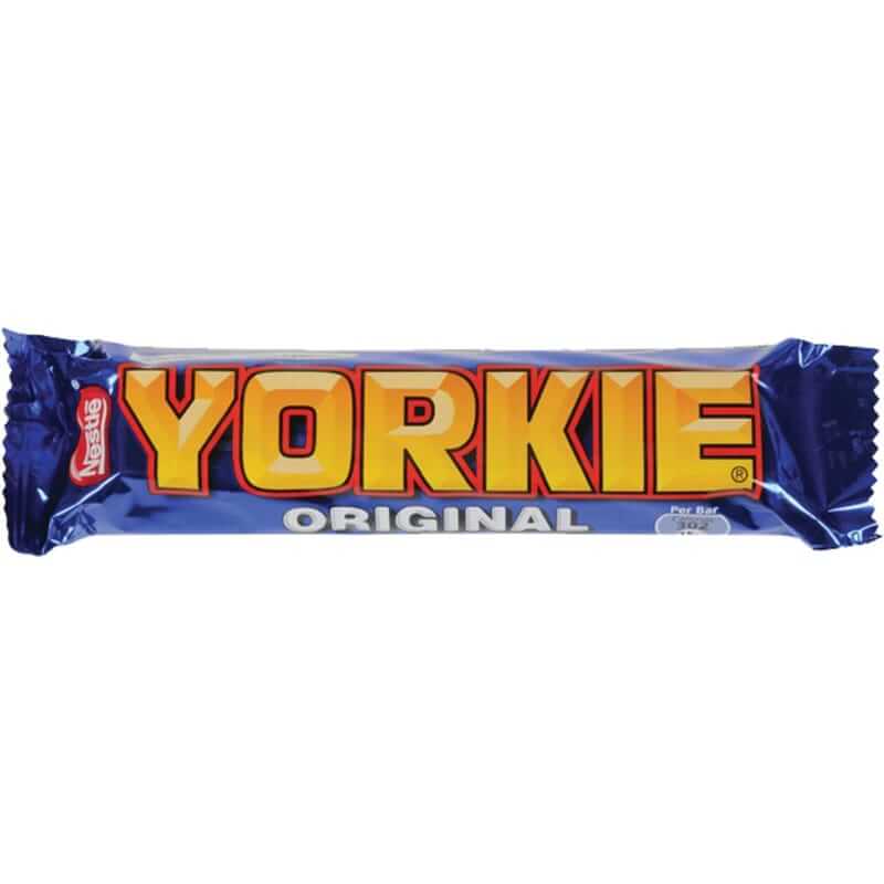 Nestle Yorkie Original HEAT SENSITIVE ITEM. PLEASE ADD ITEM 122942 TO THE ORDER TO TRY TO PROTECT CHOCOLATES FROM HEAT DAMAGE. (CASE OF 24 x 46g)