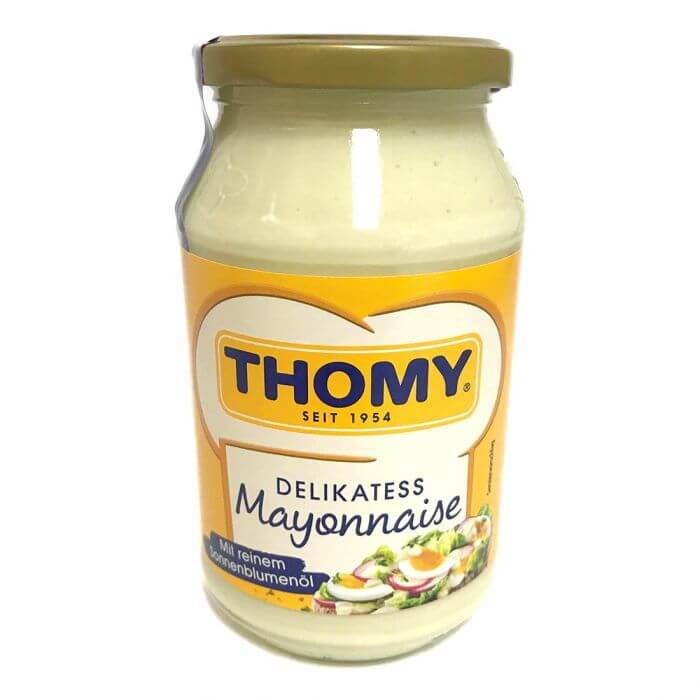 Thomy Delikatess Mayonnaise Jar (CASE OF 12 x 250ml)