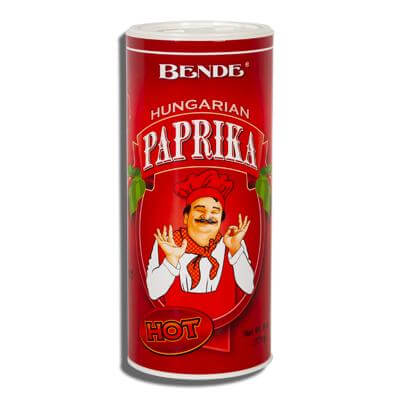 Bende Hot Hungarian Gourmet Quality Paprika (CASE OF 12 x 170g)