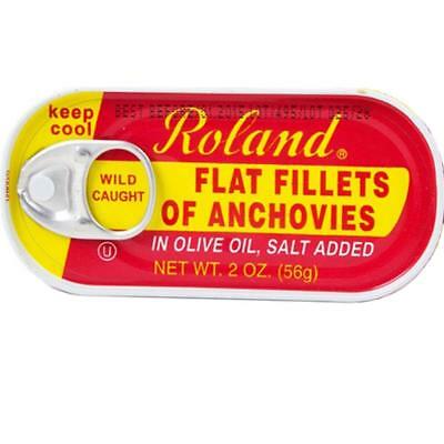 Roland Flat Fillets of Anchovies (CASE OF 25 x 57g)