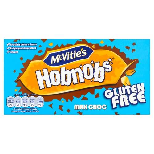Mcvities Gluten Free Chocolate Hobnobs HEAT SENSITIVE ITEM. PLEASE ADD ITEM 122942 TO THE ORDER TO TRY TO PROTECT CHOCOLATES FROM HEAT DAMAGE (CASE OF 8 x 150g)