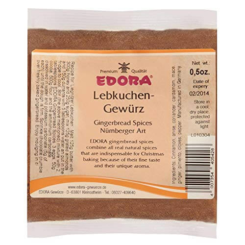 Edora Gingerbread Spices (CASE OF 25 x 14g)