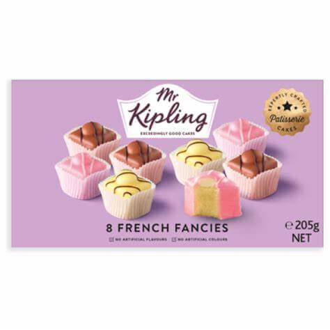 Mr Kipling French Fancies 8 Pack (CASE OF 9 x 205g)
