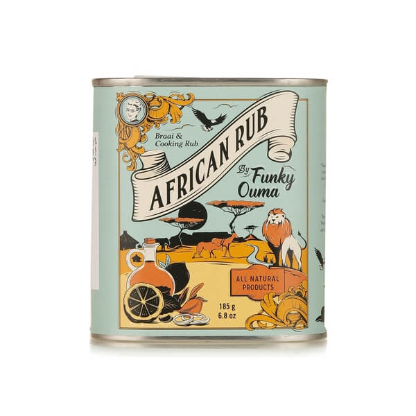 Funky Ouma African Rub (Tin) (CASE OF 6 x 185g)