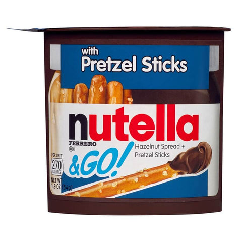 Ferrero Rocher Nutella and Go Pretzel Sticks (CASE OF 24 x 54g)