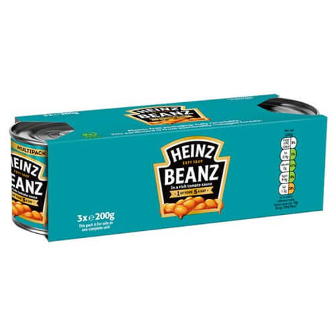 Heinz Baked Beans (3 x 200g) (CASE OF 8 x 600g)