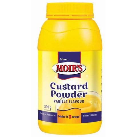 Moirs Custard Powder Vanilla Tub (CASE OF 6 x 500g)