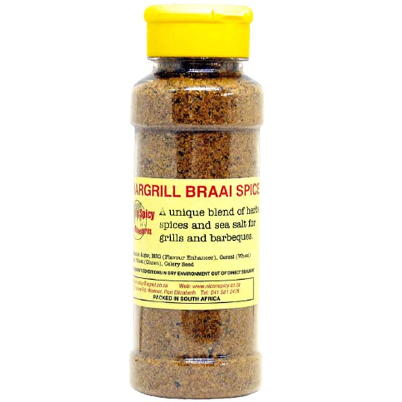Nice n Spicy Chargrill Braai Spice Shaker (CASE OF 24 x 250ml)