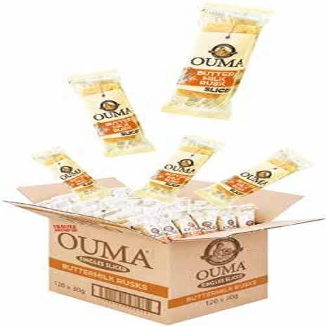 Nola Ouma Rusks Buttermilk (Single Sliced) (CASE OF 120 x 30g)