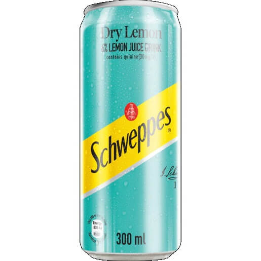 Schweppes Dry Lemon (CASE OF 24 x 300ml)