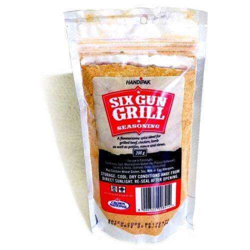 Six Gun Grill Barbeque Seasoning (CASE OF 25 x 200g)