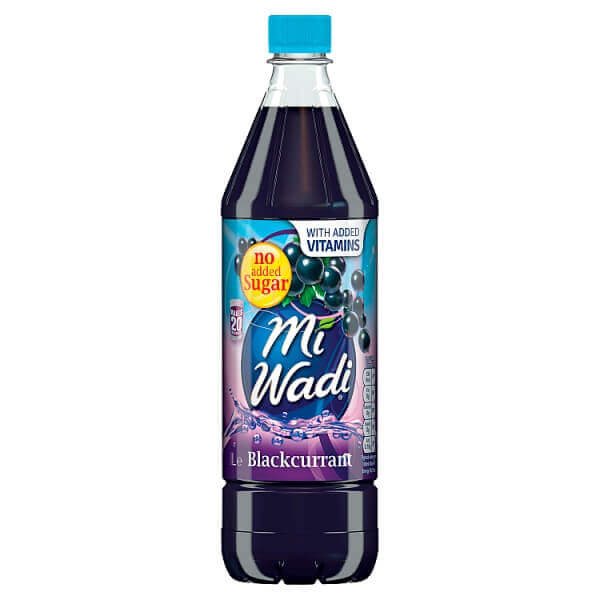MiWadi Blackcurrant NAS (CASE OF 12 x 1L)