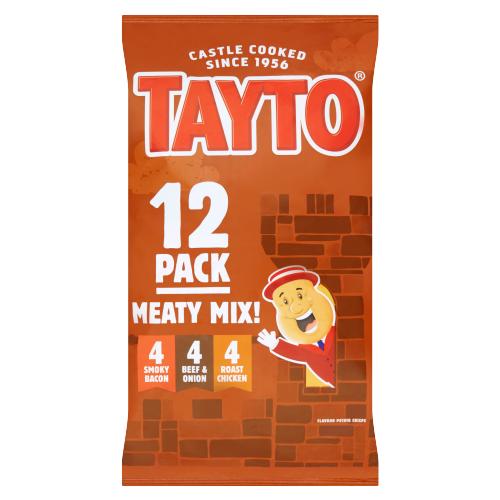 Tayto Meaty Crisp Mix 12pk (CASE OF 10 x 300g)