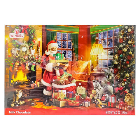 Advent Calendar Windel Extra Large Advent Calendar Santa by Fireplace (CASE OF 10 x 170g)