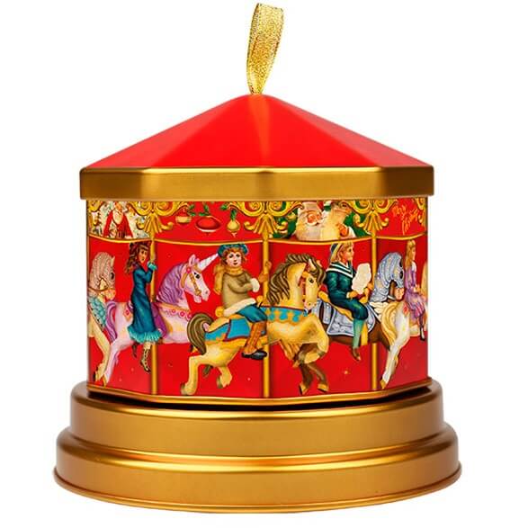 Windel Musical Carousel Tin Wish You A Merry Christmas (CASE OF 5 x 150g)