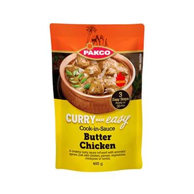Pakco Curry Made Easy Butter Chicken (CASE OF 6 x 400g)