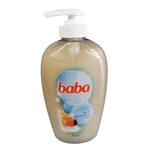 BABA Milk and Fruit Liquid Soap (CASE OF 6 x 250ml)