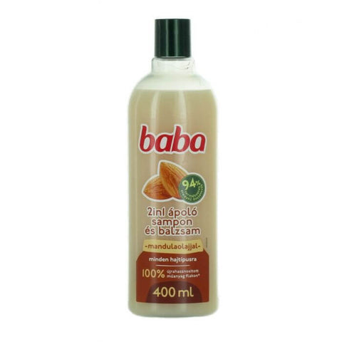 BABA Shampoo and Conditioner with Almond Oil (CASE OF 6 x 400ml)