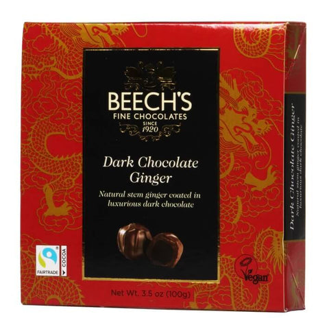 Beechs Dark Chocolate Ginger (CASE OF 12 x 100g)