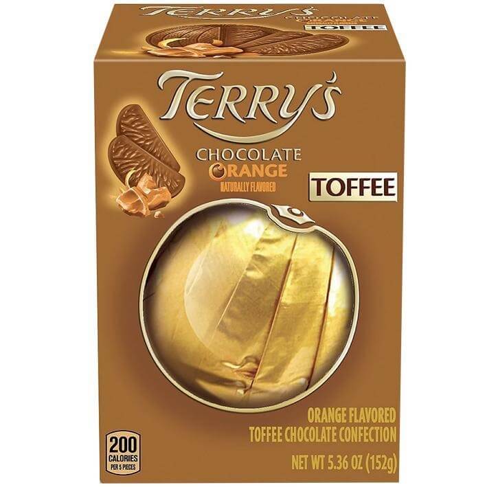 Kraft Terrys Toffee Bits Chocolate Orange Milk Chocolate HEAT SENSITIVE ITEM. PLEASE ADD ITEM 122942 TO THE ORDER TO TRY TO PROTECT CHOCOLATES FROM HEAT DAMAGE. (CASE OF 12 x 145g)