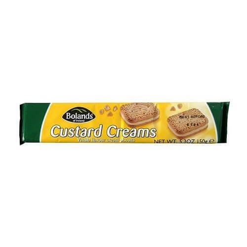 Bolands Custard Creams (CASE OF 24 x 150g)