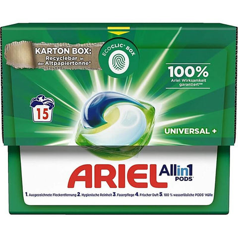 Ariel Regular All-In One Pods with Fabric Conditioner (CASE OF 4 x 409.5g)