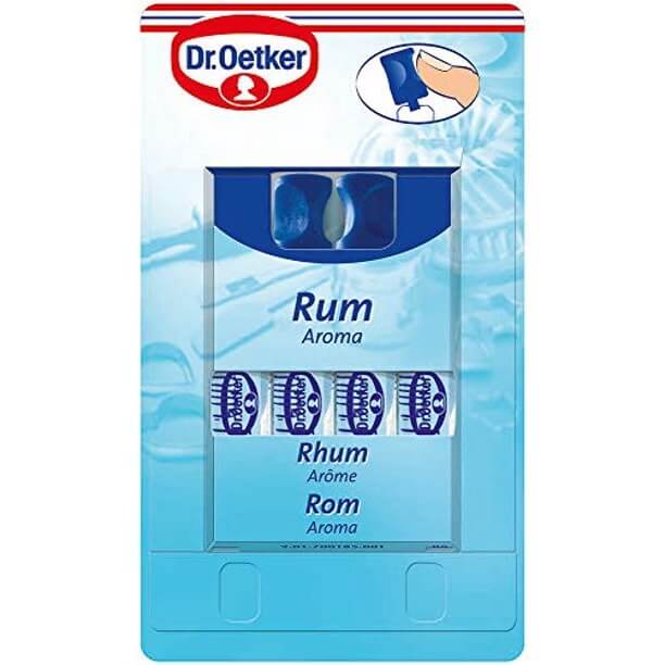 Dr Oetker Rum Aroma 4-Pack (CASE OF 16 x 8ml)