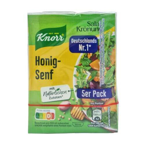 Knorr Honey Mustard Salad Mix 5-Pack (CASE OF 15 x 50g)