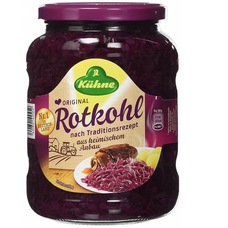 Kuehne Red Cabbage (CASE OF 10 x 350g)