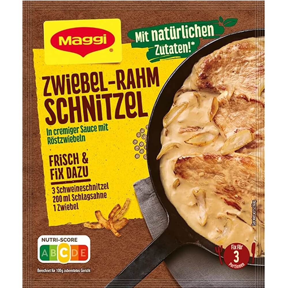 Maggi Fix Schnitzel Onion Cream Sauce (CASE OF 20 x 33g)