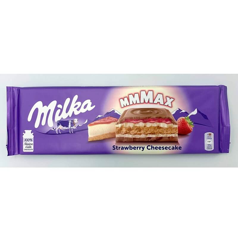 Milka Strawberry Cheesecake Mix HEAT SENSITIVE ITEM. PLEASE ADD ITEM 122942 TO THE ORDER TO TRY TO PROTECT CHOCOLATES FROM HEAT DAMAGE. (CASE OF 12 x 300g)