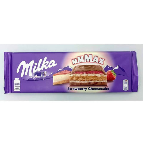 Milka Strawberry Cheesecake Mix  HEAT SENSITIVE ITEM. PLEASE ADD ITEM 122942 TO THE ORDER TO TRY TO PROTECT CHOCOLATES FROM HEAT DAMAGE. (CASE OF 12 x 300g)