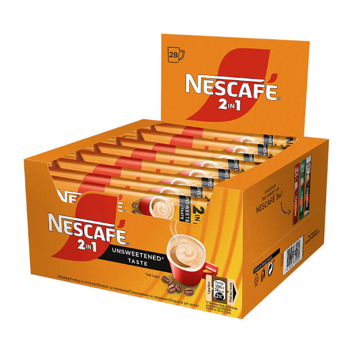 Nescafe 2-In-1 Classic Box (28x8g Packs) (CASE OF 10 x 224g)