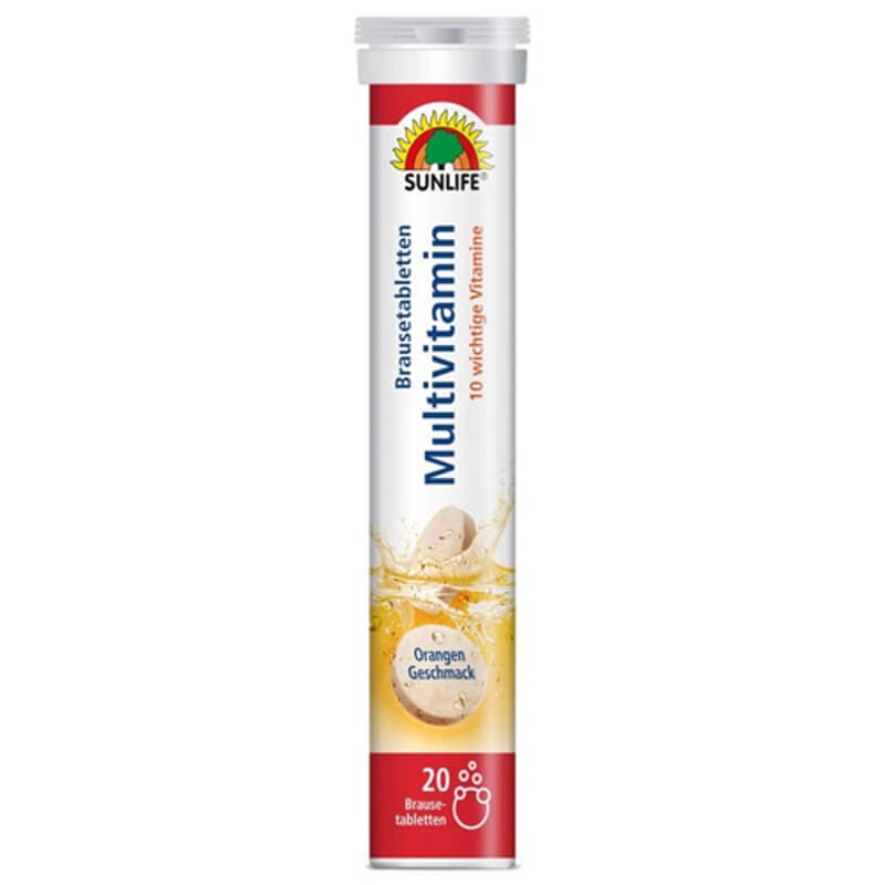 Sunlife Multivitamin Orange Flavored Tablets (CASE OF 12 x 86g)