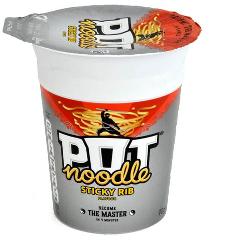Pot Noodle Sticky Rib (CASE OF 12 x 90g)