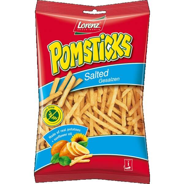 Lorenz Pomsticks Salted (CASE OF 14 x 85g)