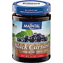 Maintal Black Currant Fruit Spread In Jar (CASE OF 6 x 330g)